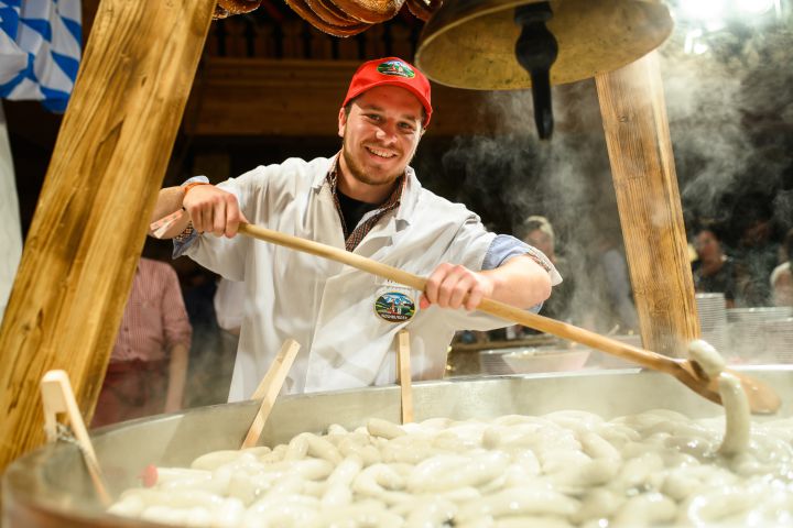 Klassische Weißwurst Zubereitung